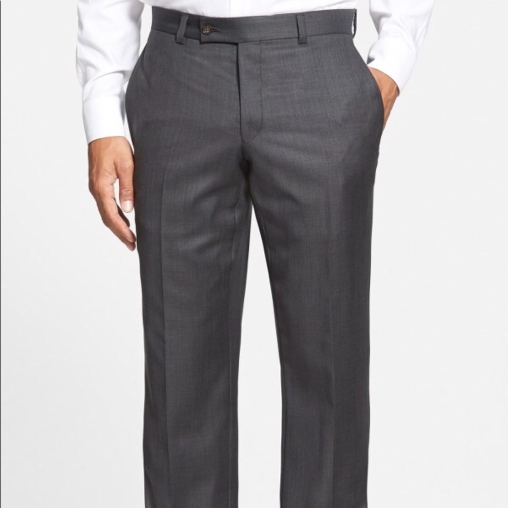 Ted Baker Jefferson Gray Wool Trousers~ Never Worn - Picture 4 of 5